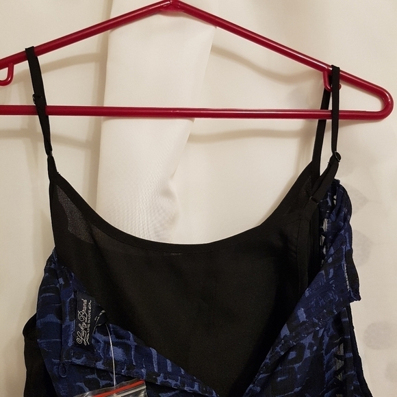 Lucky Brand women's blue lined gauze size small dress NWT - Picture 9 of 11